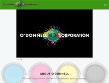 Tablet Screenshot of odonnellcorp.com